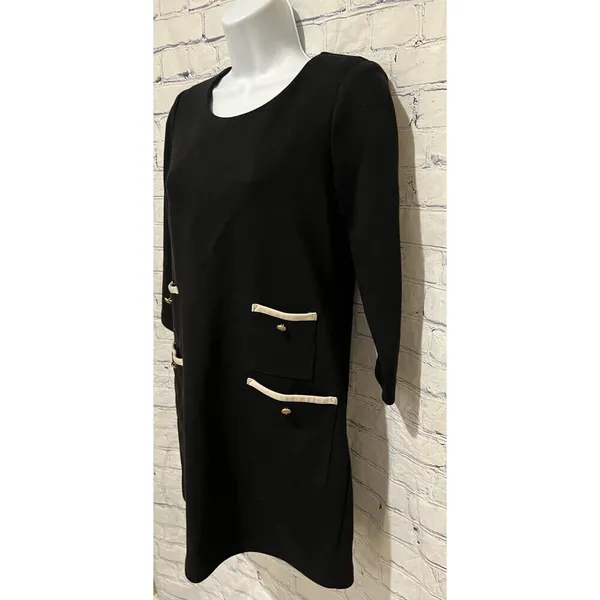 Tuckernuck Black Francoise Mod Mini Dress Extra Small XS - Image 5