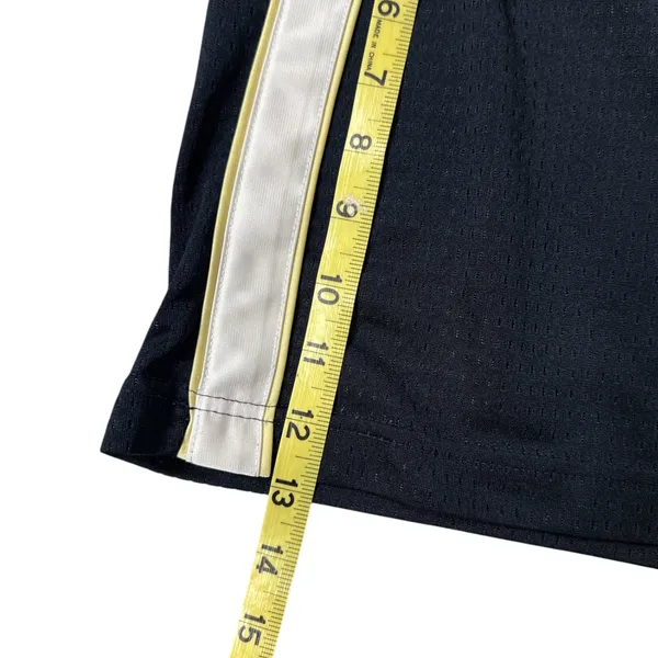 Nike Women’s Navy Athletic Running Shorts – White Stripe – Drawstring Waist - Image 3