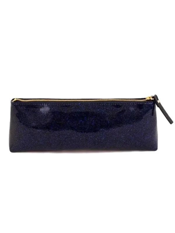 Kate Spade Glitter Bug Mattie Cosmetic Bag Navy Blue Sparkle NWT - Image 13