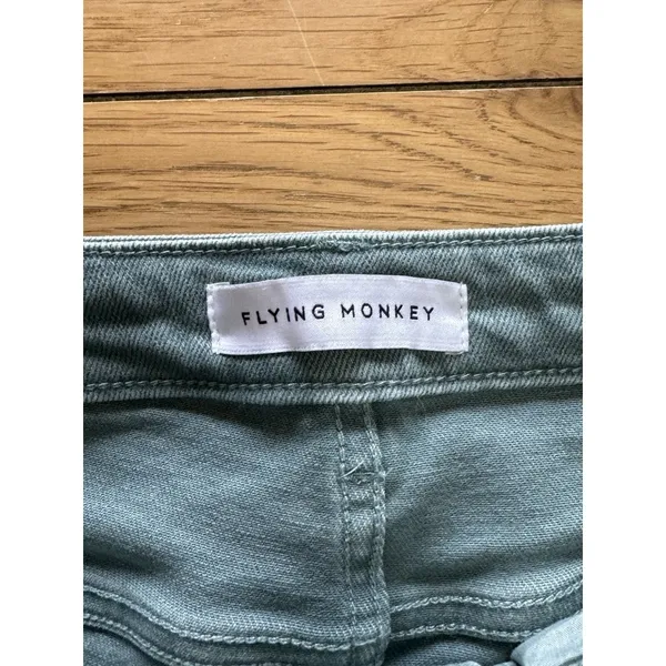 Flying‎ Money Jeans Sage Size 29 Straight Leg Hippie Boho Preppy Cotton Blend - Image 3