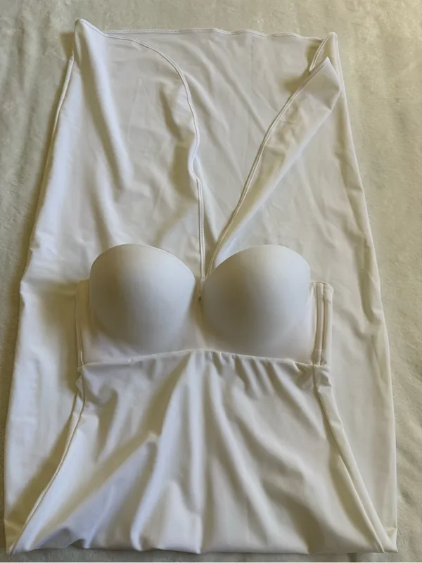 David’s Bridal White Full Slip Shapewear Strapless 36B Bridal Dress Slip - Image 9