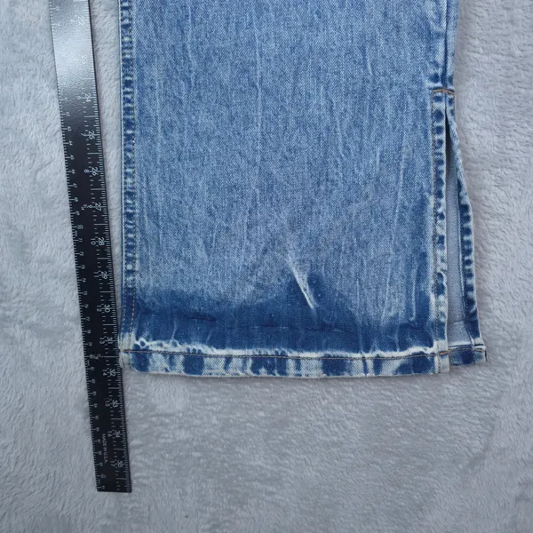 Sound/Style Farah Fit and‎ Flare Jeans Women 14 Blue Vintage Reunion Split Hem - Image 14