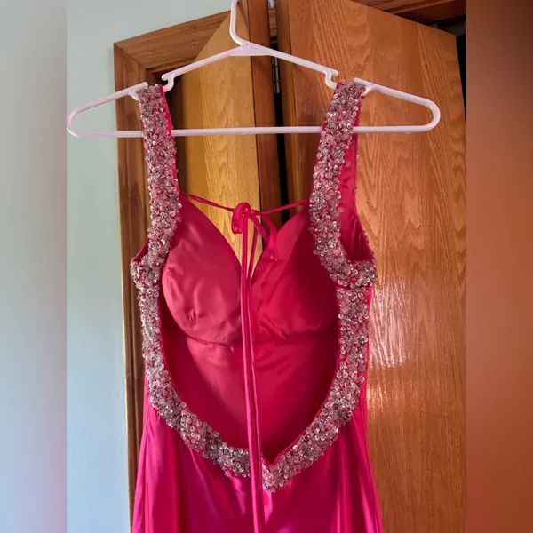 Faviana Couture Pink Prom Dress - Image 5