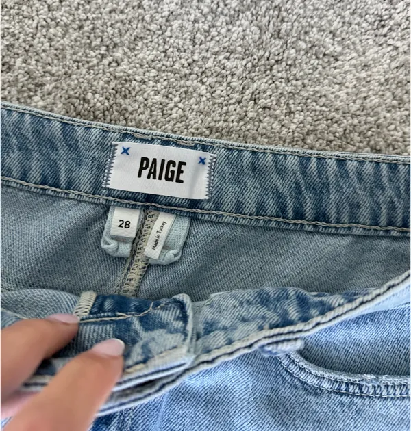 Paige Denim Skirt Mini - Image 3