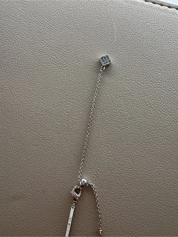 Kendra Scott Silver Initial K Pendant Necklace - Image 3