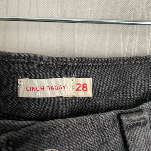 Levi’s Women’s High Rise Cinch Baggy Jeans - Black Wash Size 28 X 31 NWT - Image 8
