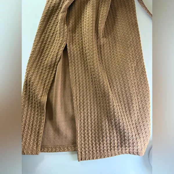 Windsor Brown Backless Sun Dress‎ Size L - Image 6