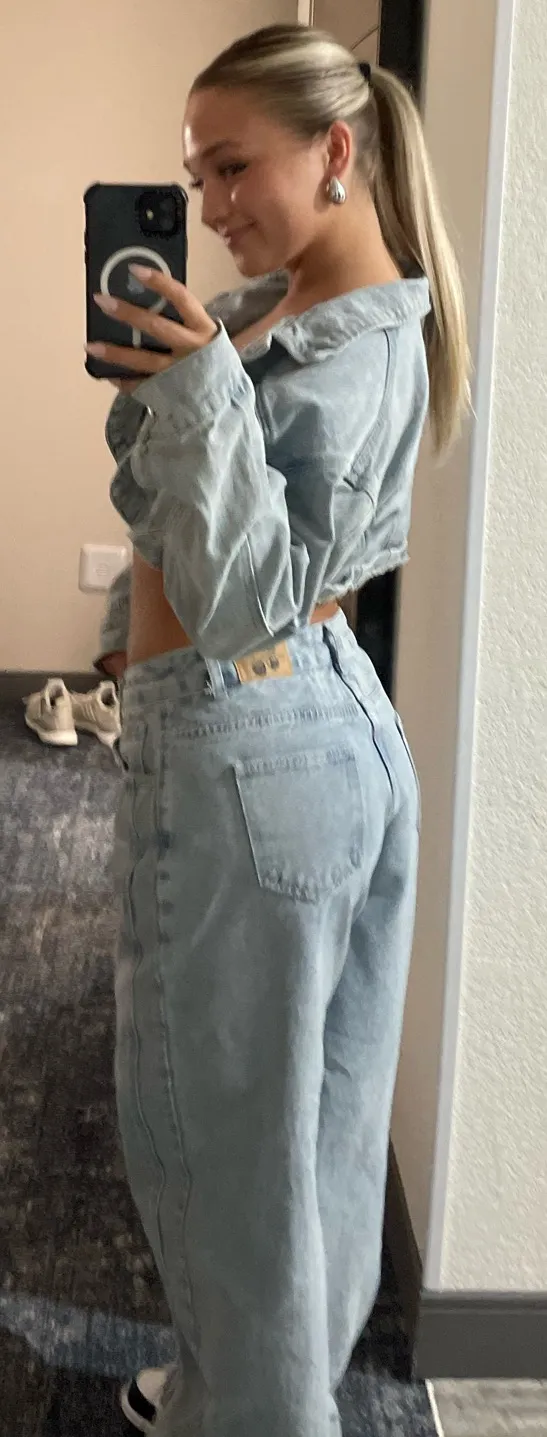 White Fox Boutique Denim Set  - Image 2