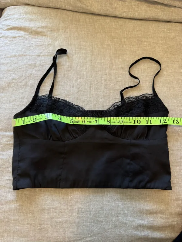 Princess Polly Black Lacy Bra Top - Image 7