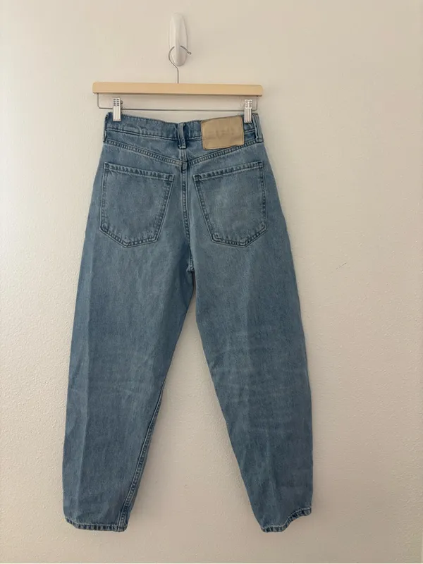 Banana Republic high rise rigid bow jeans - Image 3