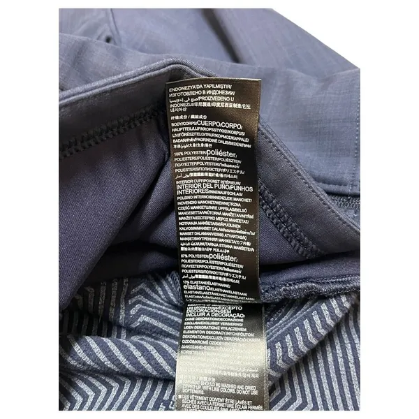 Under Armour Jacket Womens XS Loose ColdGear Pockets Full Zip Hoodie Sporty Blue - Image 9