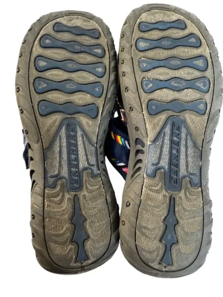 Skechers Colorful Strap Sport Sandals Navy with Multicolor Pattern - Image 9