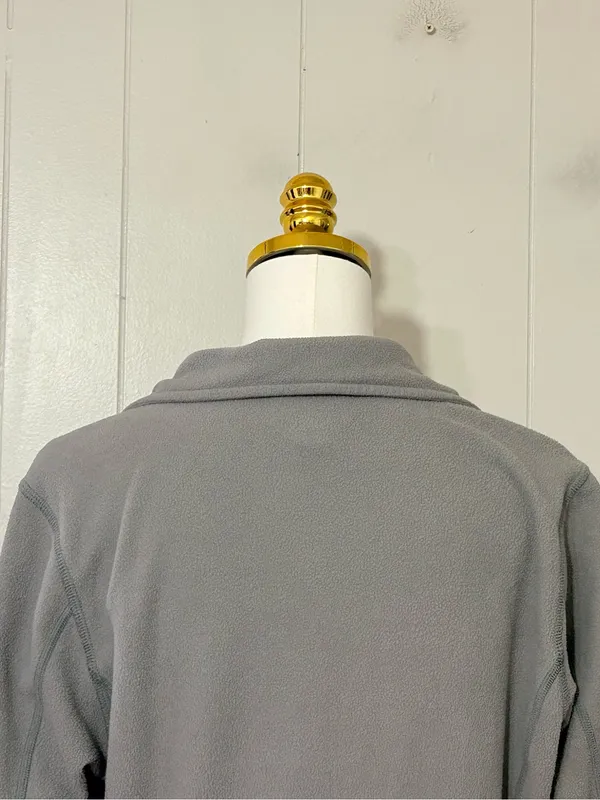 Patagonia Women’s Micro D Full Zip Fleece Jacket Gray Size L SP20 25416 - Image 9
