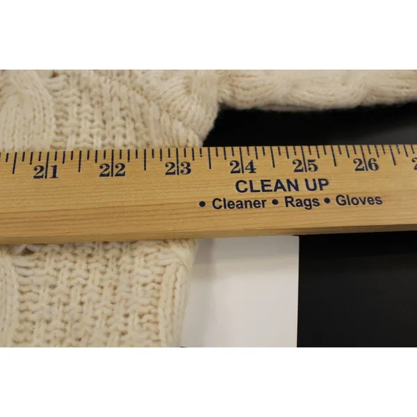 Sugar Moon Cream Cable Knit Pearl Button Cardigan - XL - NWT - Image 6
