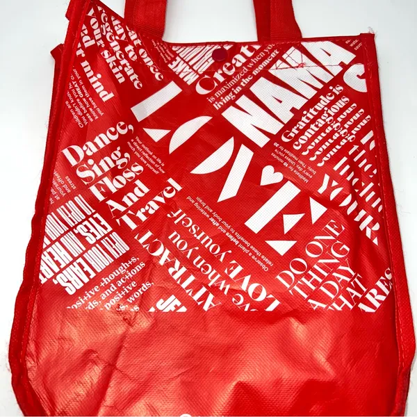 Lululemon Athletica Vibrant Red Carryall - Image 2