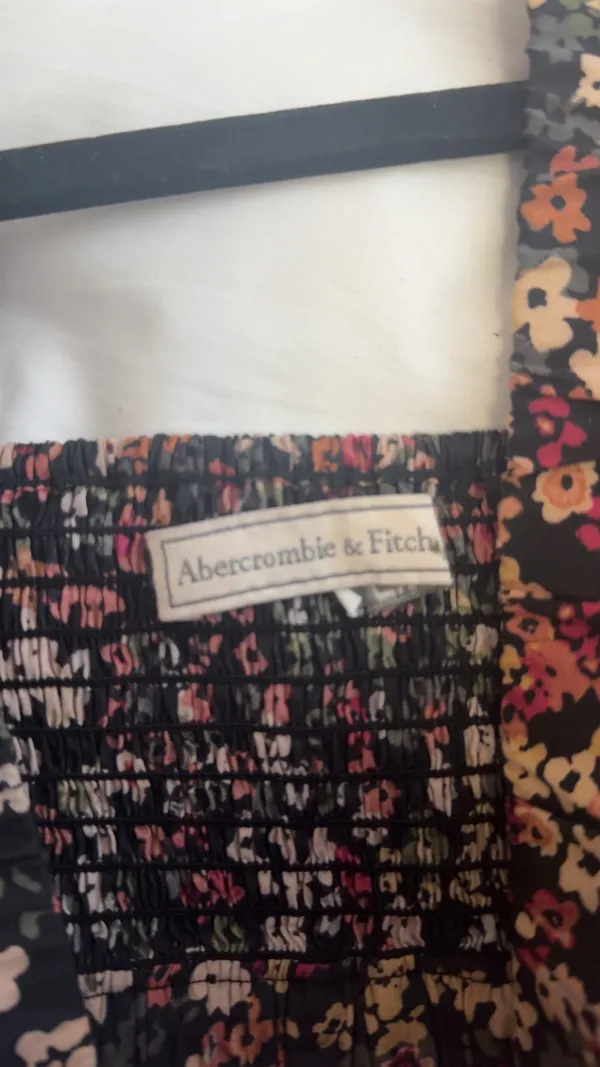 Abercrombie Dress Mini Floral Black - Image 4