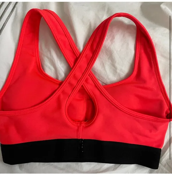 Under Armour Orange Sports Bra Neon - Image 2