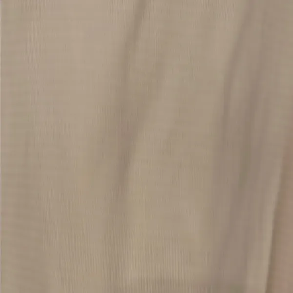 Ann Taylor blush and white T-Shirt‎ with gold button accents XL - Image 4