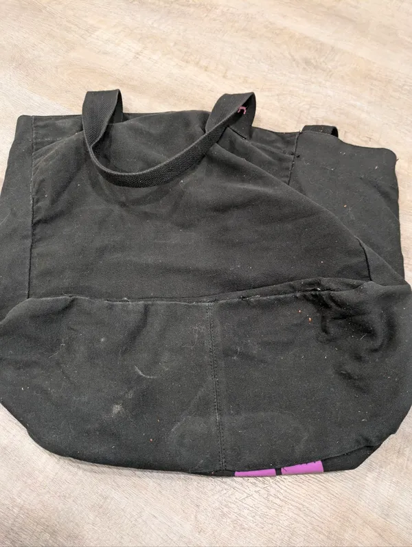 Vintage Victoria's Secret PINK Black Tote Bag - Image 6