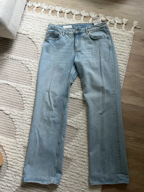 ZARA Jeans Wide-Leg Low-Rise - Image 6