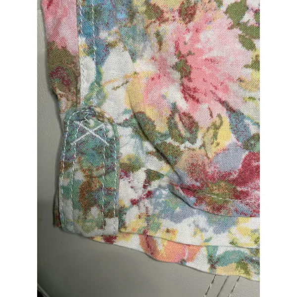 Gloria Vanderbilt Sydney Pastel Floral Shorts size 8 - Image 8