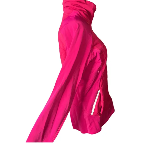 Lululemon Hot Pink Quilted Jacket Approx Size 6-8 - Image 13