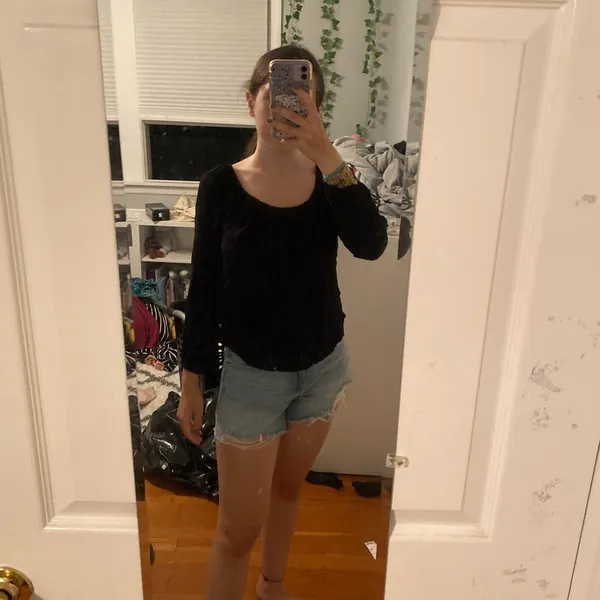 Black off the shoulder top - Image 3