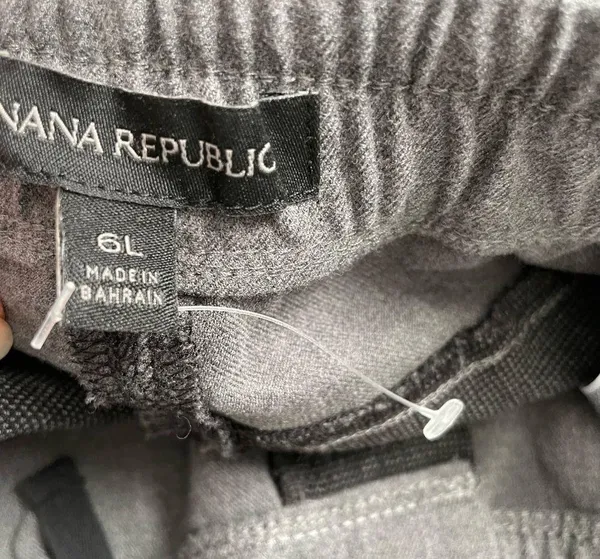 Joggers Pant Pull On Elastic Waist Stripe Lounge Grey Black Tall - Image 9