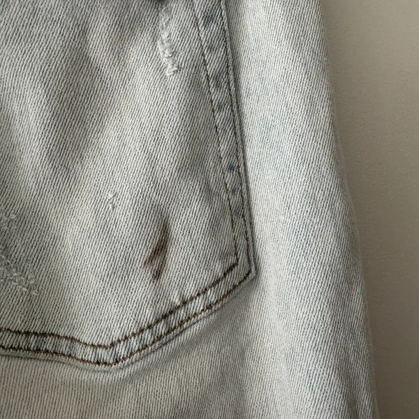 Urban‎ Outfitters BDG Kick Flare High-Rise Cropped Distressed Jeans - Image 5