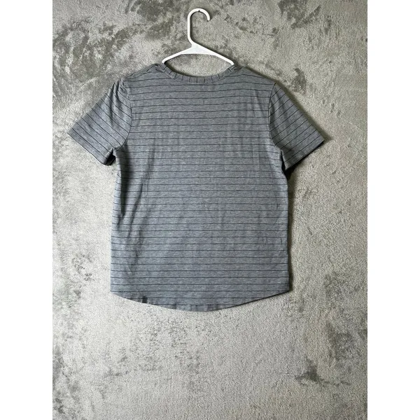 Lululemon Love Crew Short Sleeve T-Shirt Short Serve Stripe Heathered Size 4 - Image 3