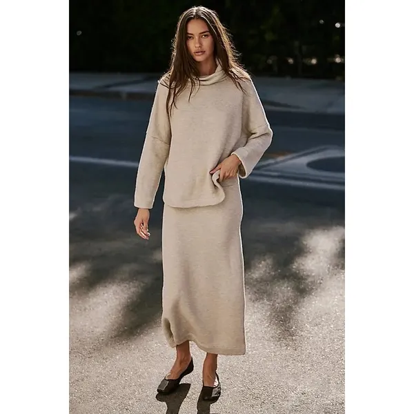 NWT Free People Milley Reversible Set in Wet Plaster Sz XS - Image 12