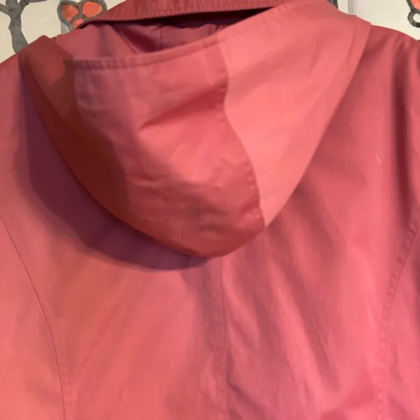 Fun Pink Raincoat with Hood to Keep you Warm, Dry & Happy on ☔️ Days - Image 4