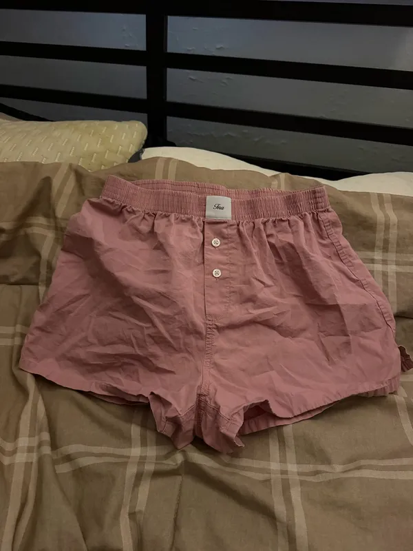 Aritzia TNA Dally Poplin Boxer Short - Image 2