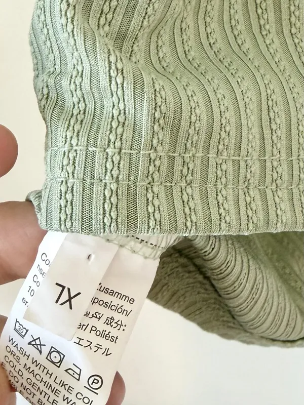 NWT Cupshe Mint Jersey Cami & Shorts Pajama Set - Size: Extra Large - Image 4