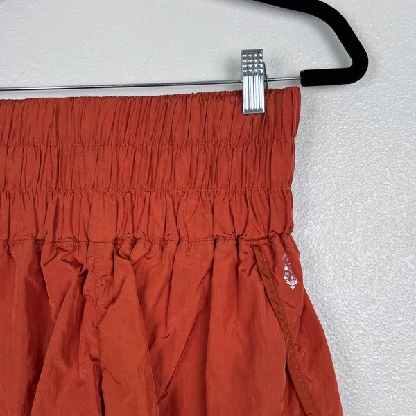 FP Movement Free People The Way Home Short Rust Orange High Waist‎ Sz M - Image 4