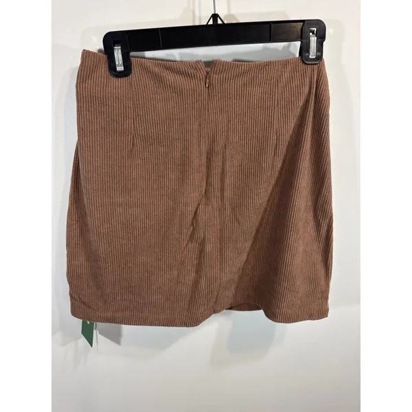 Halara AuraCord Cloud Brown Corduroy Skirt with Built-in Shorts Women M Long NWT - Image 8