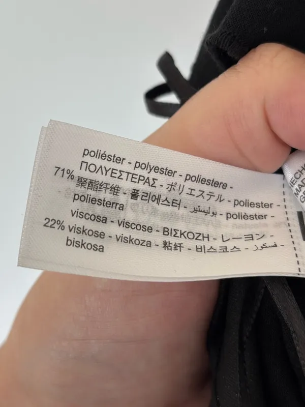 Zara Black High Waisted Wide Leg Trouser Dress Pants Business Professional Work - Image 11