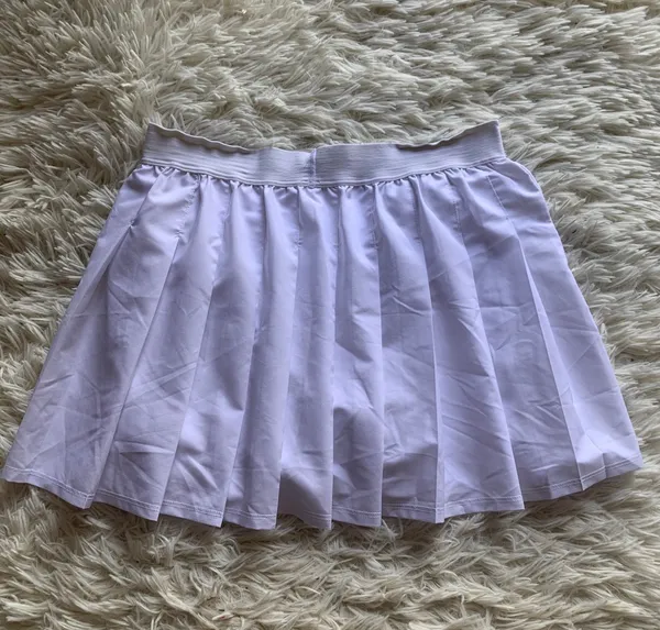 Alo Yoga Varsity Tennis Skirt White S - Image 4