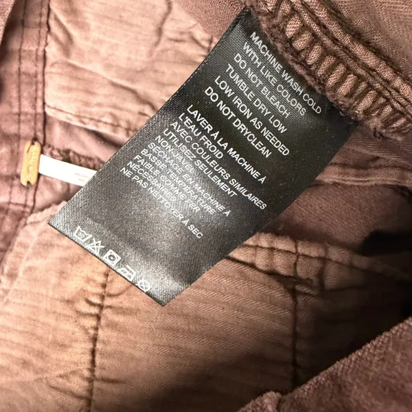 Free People Hard Crushin' Plush Cargo Pants Chocolate Merlot Utility Gorpcore 6 - Image 10