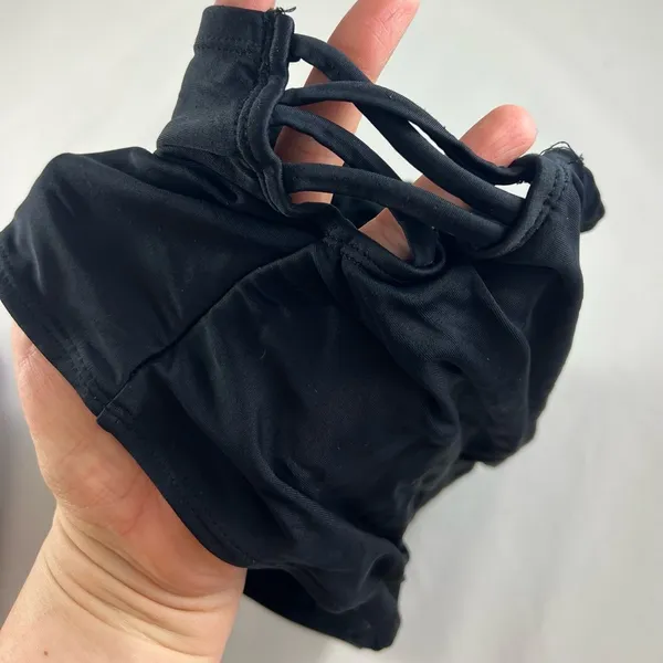 Arizona MD spandex Black criss cross bikini bottom - Image 4