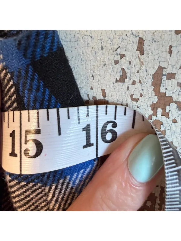 Talbots Blue Black Plaid Knee-length skirt, NWOT size 10P Petite - Image 5