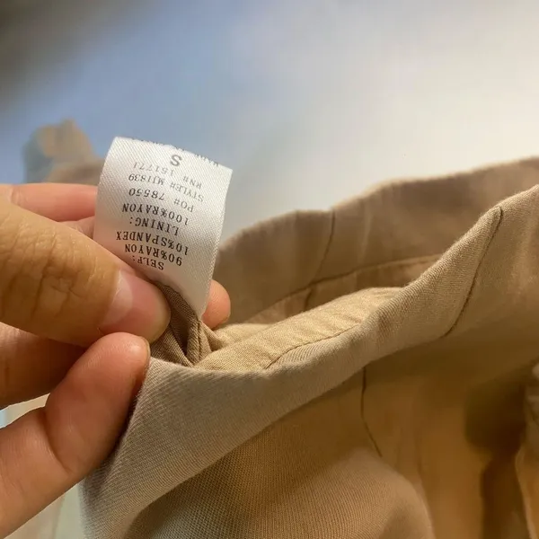 Lelis collection cropped blazer Tan - Image 3
