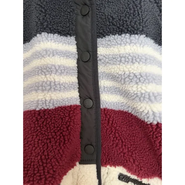 Free People Hit The Slopes Printed Fleece Pullover Women's Size Medium - Image 12
