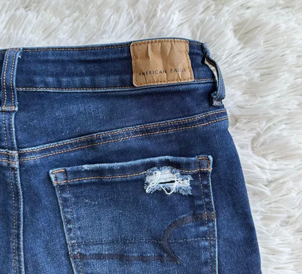 American Eagle High Rise Denim Shorts Size 0 - Image 8