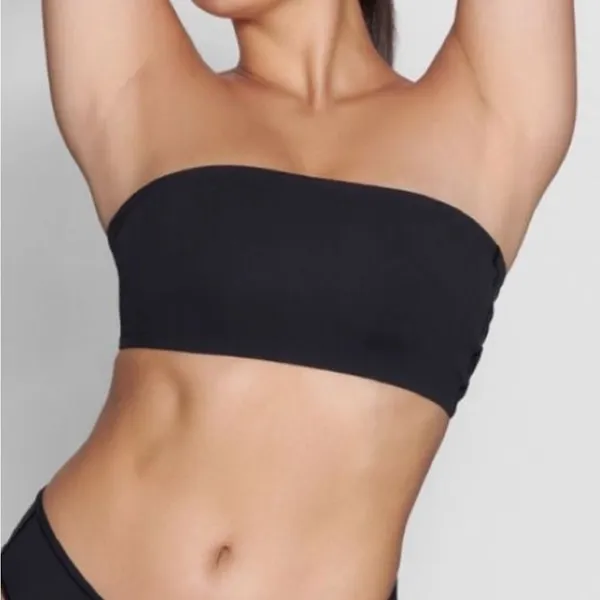 Skims Fits Everybody Bandeau Bra | Onyx NWT size s - Image 4