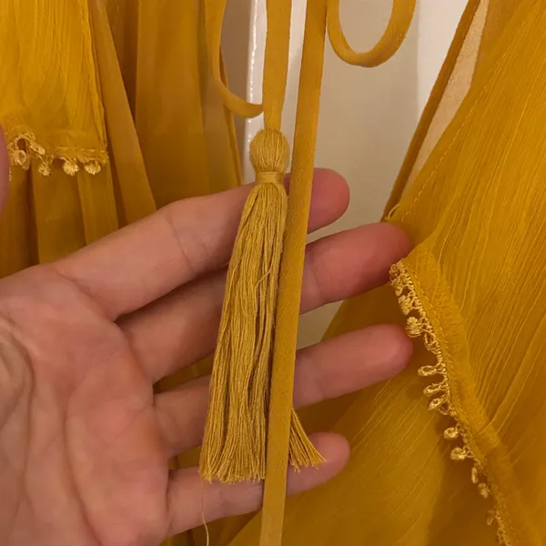 Adelyn Rae Sunny Yellow Maxi Dress - Image 4