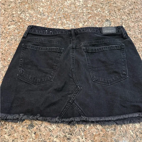American Eagle Outfitters Charcoal Denim Skirt‎ - Image 2