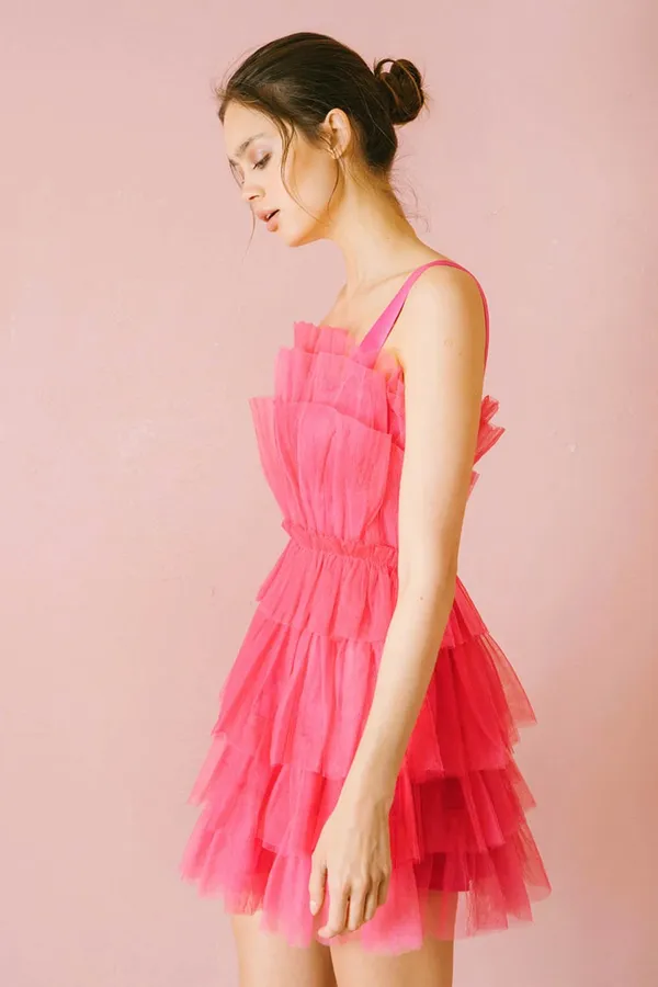 Pink Tulle Dress - Image 2