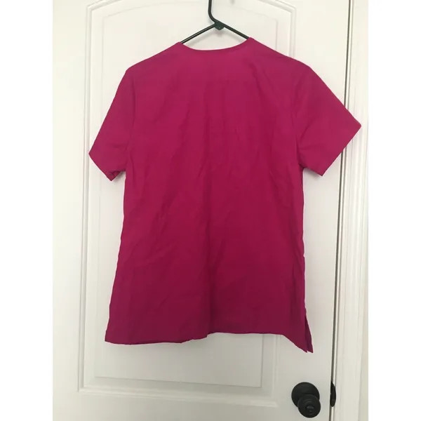 Simply Basic Women's Pink Short Sleeve Scrub Top Nurse Medical 1 Pc Size XS - Image 7