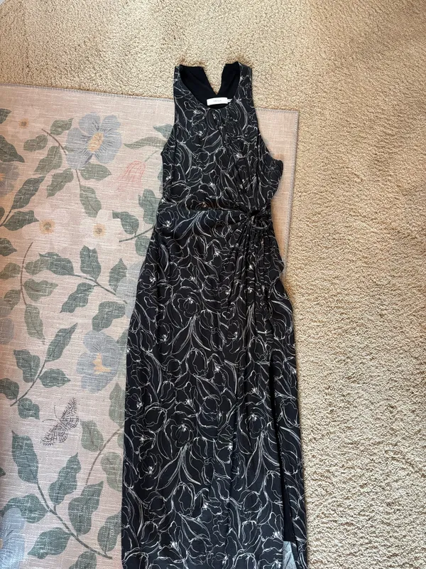 Greylin black floral dress - Image 2